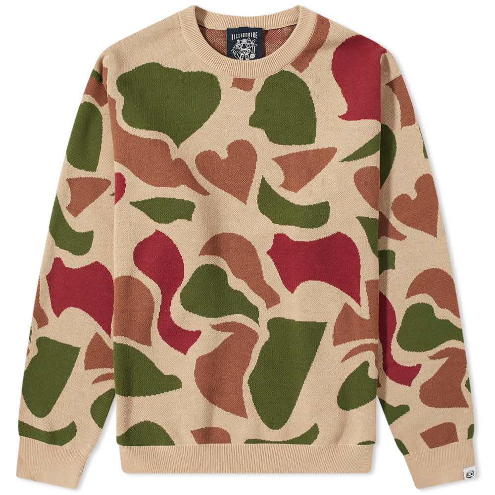 

Джемпер Billionaire Boys Club Camo Crew Knit, Коричневый