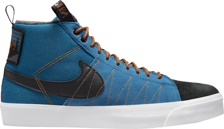 

Кроссовки Nike Blazer Mid Premium SB 'Acclimate Pack - Marina', синий