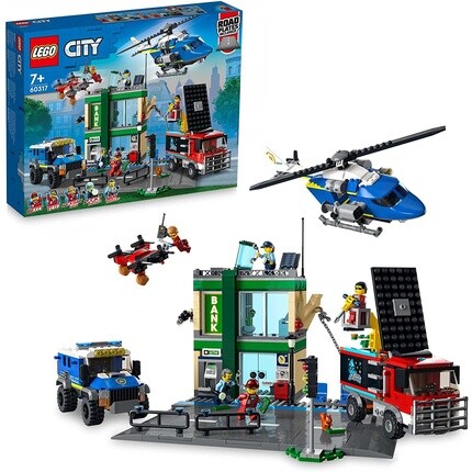 

Конструктор Lego 60317 City ограбление банка с погоней на вертолете