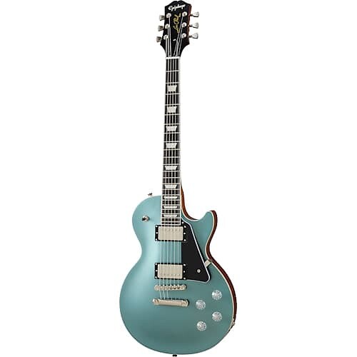 Epiphone Les Paul Modern в цвете Faded Pelham Blue Les Paul Modern in Faded Pelham Blue полуакустическая гитара epiphone es339 pelham blue iges339 penh1