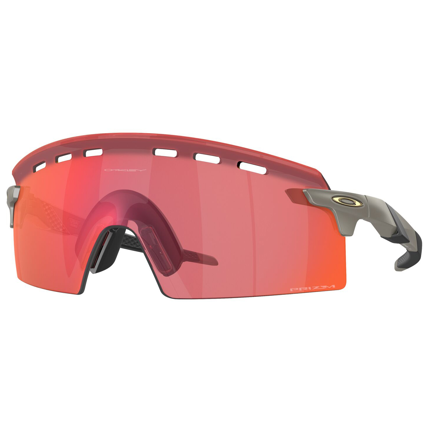 Велосипедные очки Oakley Encoder Strike Vented S3 (VLT 11%), матовый карбон мужские солнцезащитные очки tour de france 2023 encoder strike vented oakley