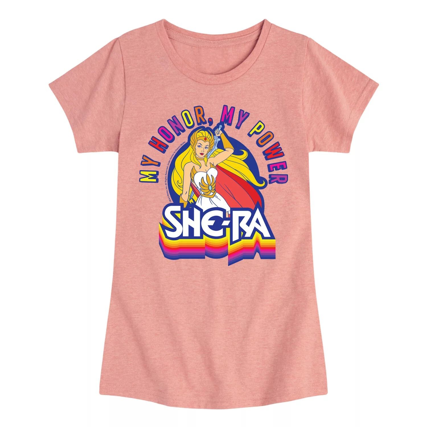 

Футболка с рисунком She-Ra My Honor My Power для девочек 7–16 лет Licensed Character, розовый