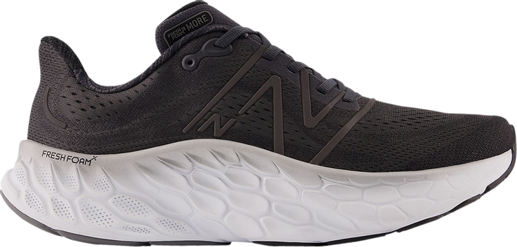 Кроссовки New Balance Fresh Foam X More v4 'Black Phantom', черный - фото