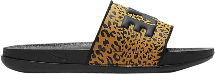 

Сандалии Nike Wmns OffCourt Printed Slide 'Cheetah Print', черный