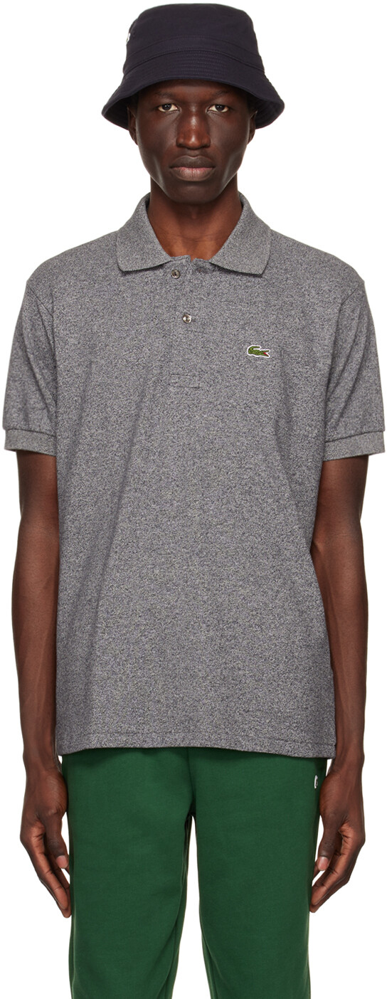 

Серая классическая футболка-поло Lacoste, Серый