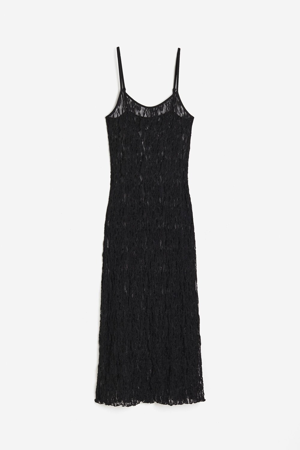 

Платье H&M Lace Slip, черный