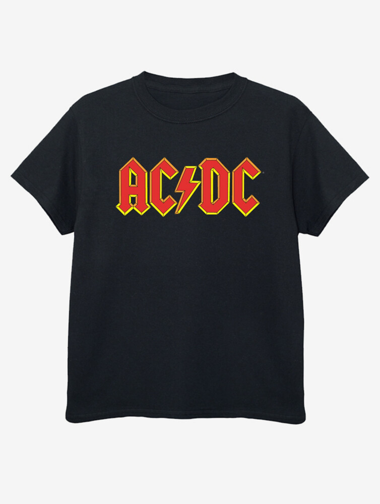 

NW2 ACDC Yellow Outline Red Logo Детская черная футболка George., черный