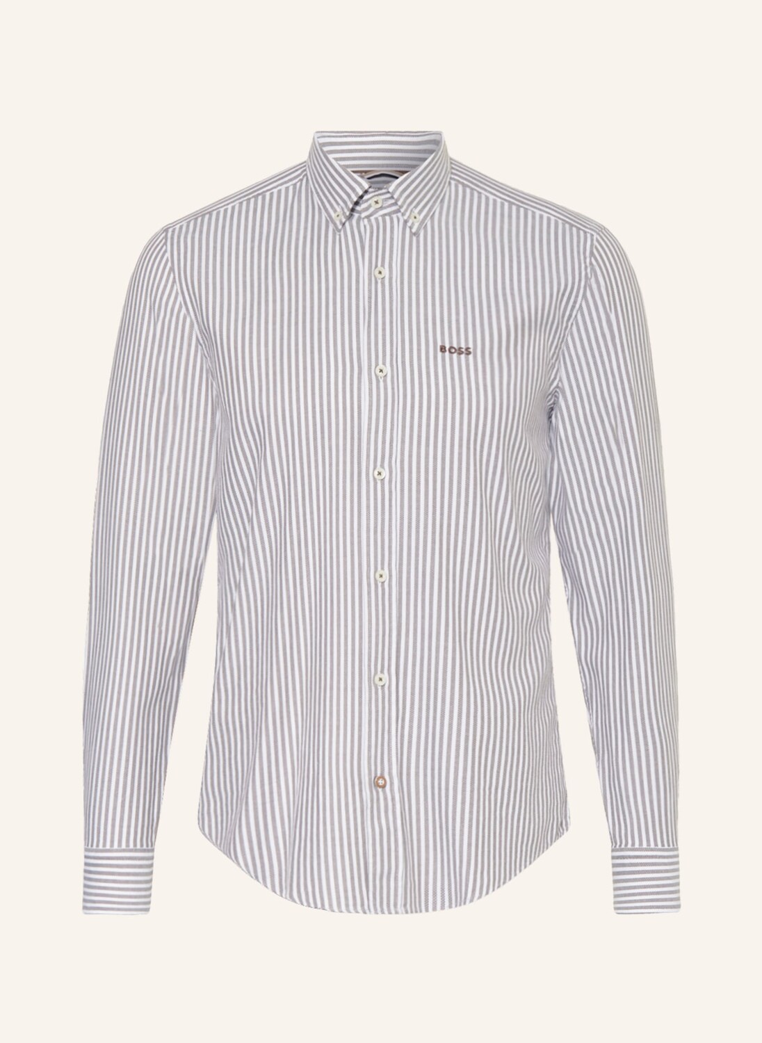 

Рубашка BOSS HAL Casual Fit, хаки