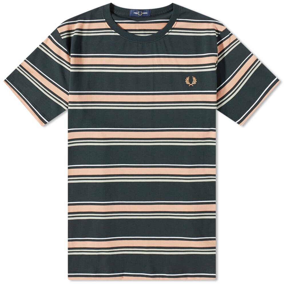 

Футболка Fred Perry Stripe Tee, Серый