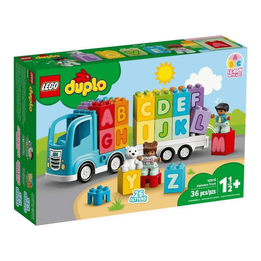 Конструктор LEGO DUPLO 10915 Мой первый грузовик ABC конструктор lego duplo creative play 10915 грузовик алфавит 36 дет