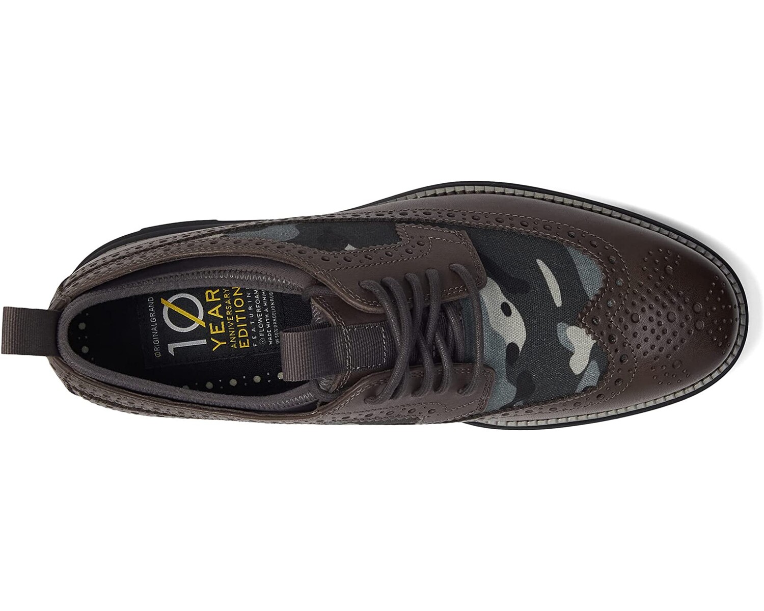 

Оксфорды Originalgrand Neoprene Longwing Cole Haan, серый