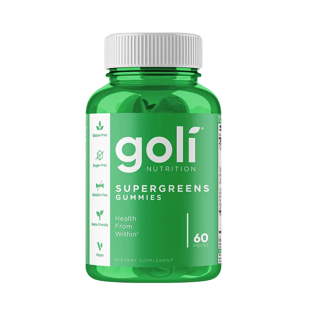 

Goli Nutrition Supergreens витаминные жевательные конфеты, 60 шт/1 упаковка