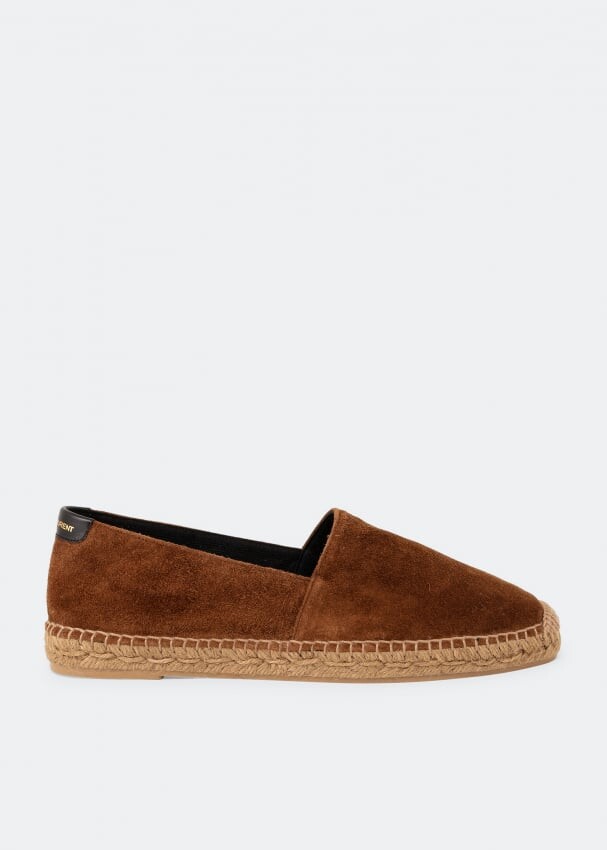 

Эспадрильи SAINT LAURENT Suede espadrilles, коричневый