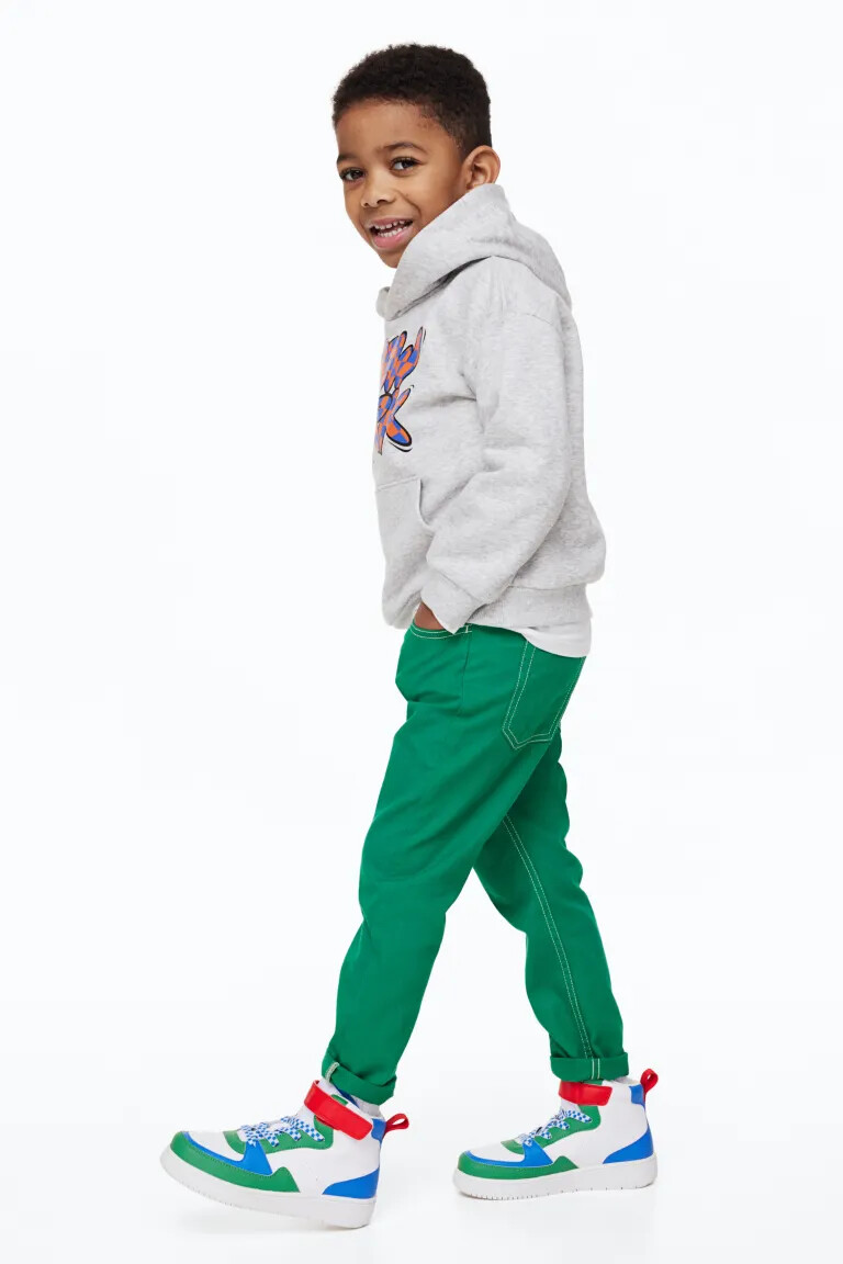 

Кроссовки для лодыжек H&M, зеленые/цветные блоки