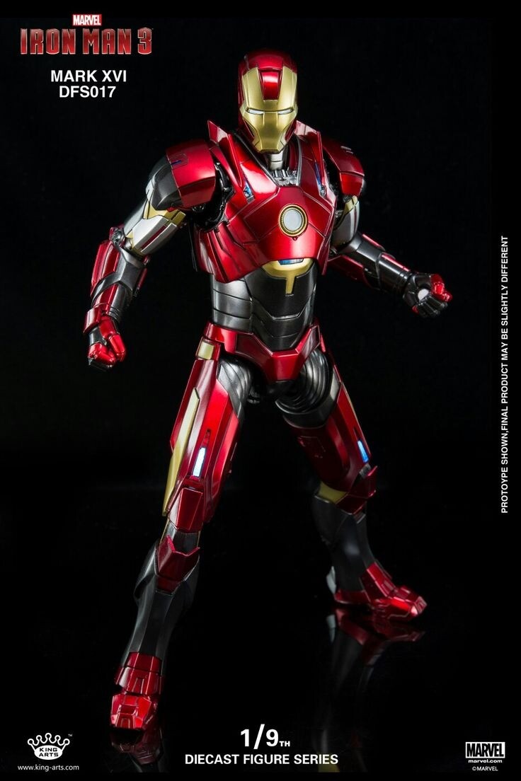

Коллекционная фигурка King Arts 1:9 Scale Iron Man, Mark XVI, 24 см