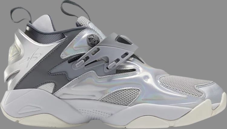 Кроссовки juun j x pump court 'cold grey metallic' Reebok, серый анорак juun j размер 48 черный