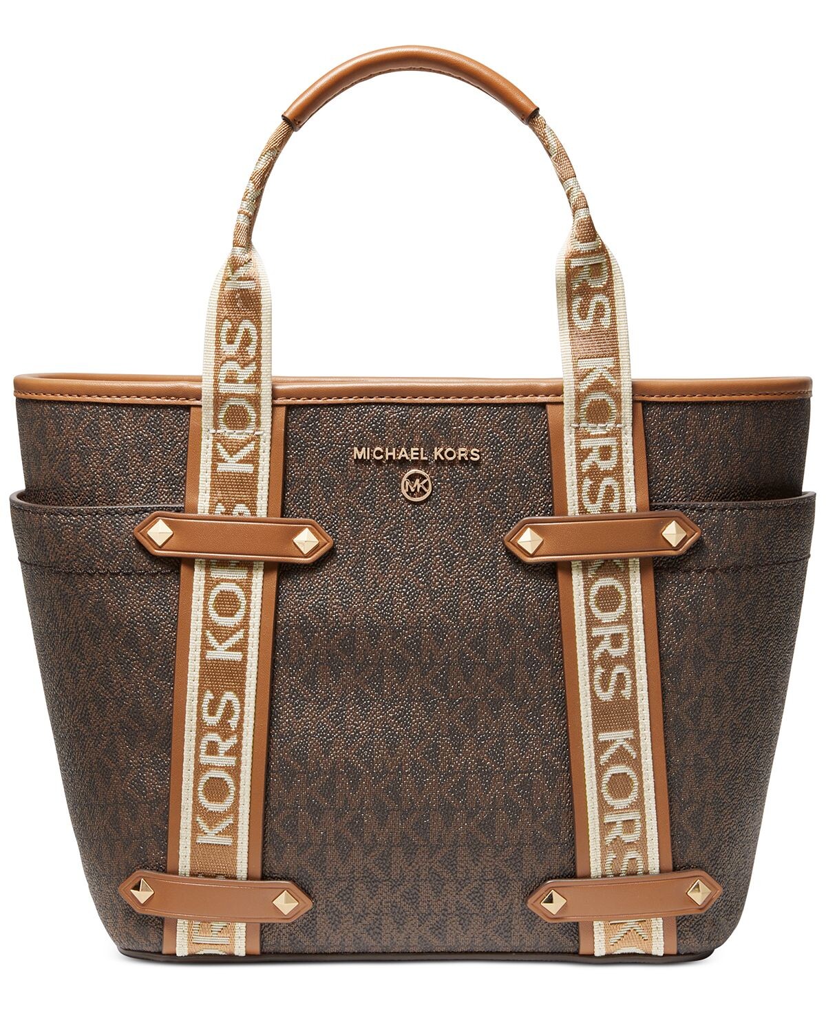

Открытая объемная сумка-тоут signature maeve convertible Michael Kors, мульти