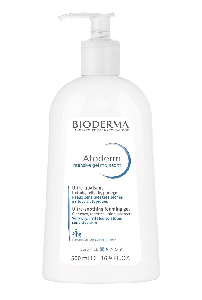 Bioderma Atoderm Intensive Gel Moussant гель для душа и ванны, 500 ml bioderma sensibio gel moussant