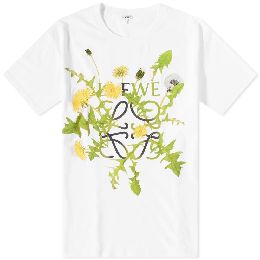 

Футболка Loewe Anagram Flowers Tee