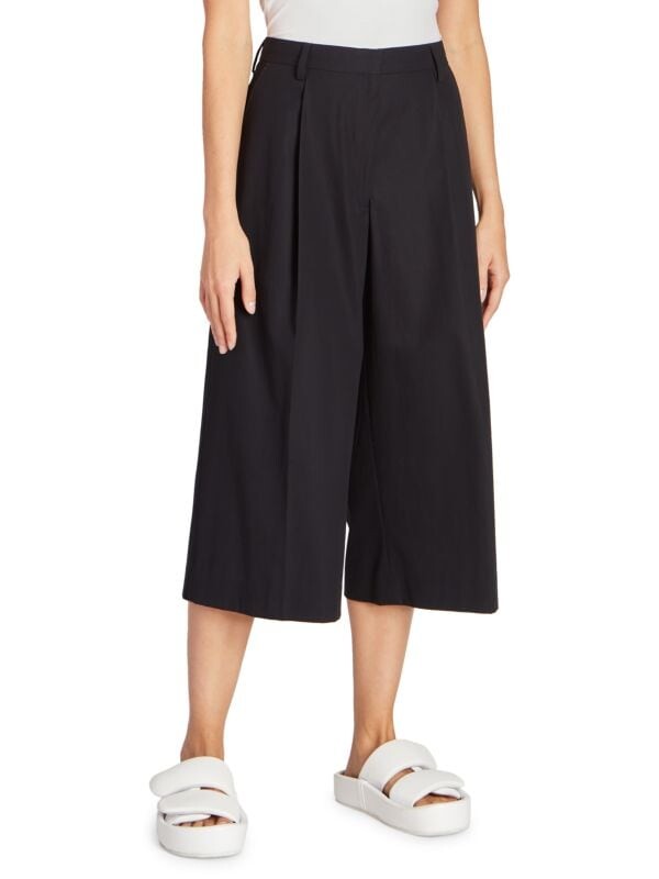 

Укороченные брюки Dries Van Noten со складками Porter, синий