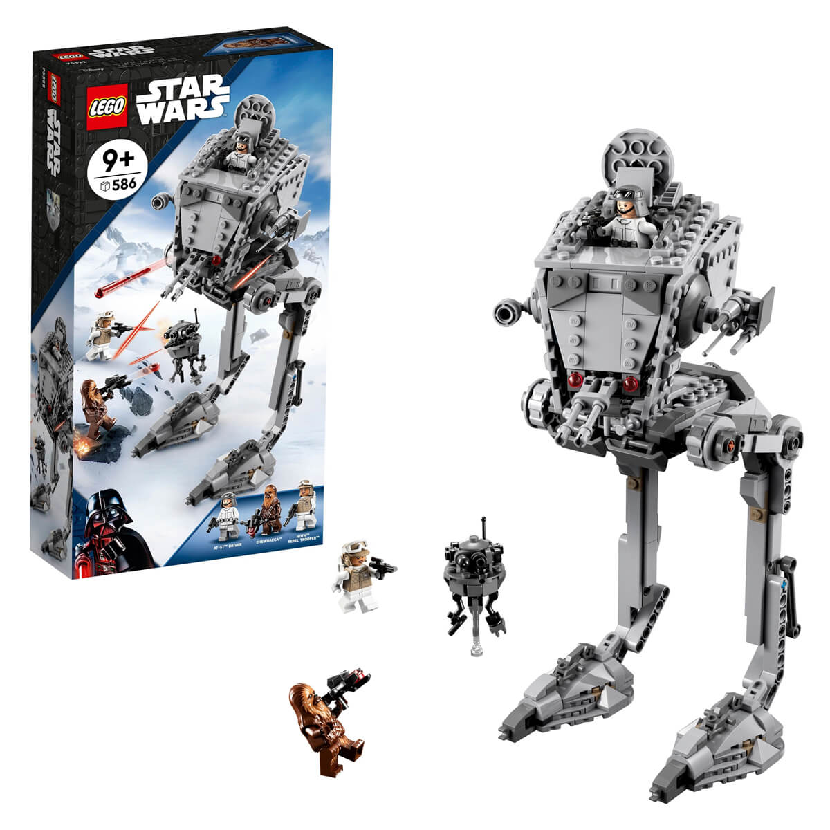 Конструктор LEGO Star Wars 75322 Звездные войны: AT-ST на Хоте