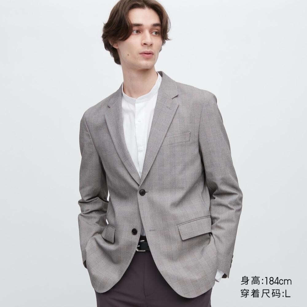 

Пиджак Uniqlo, серый