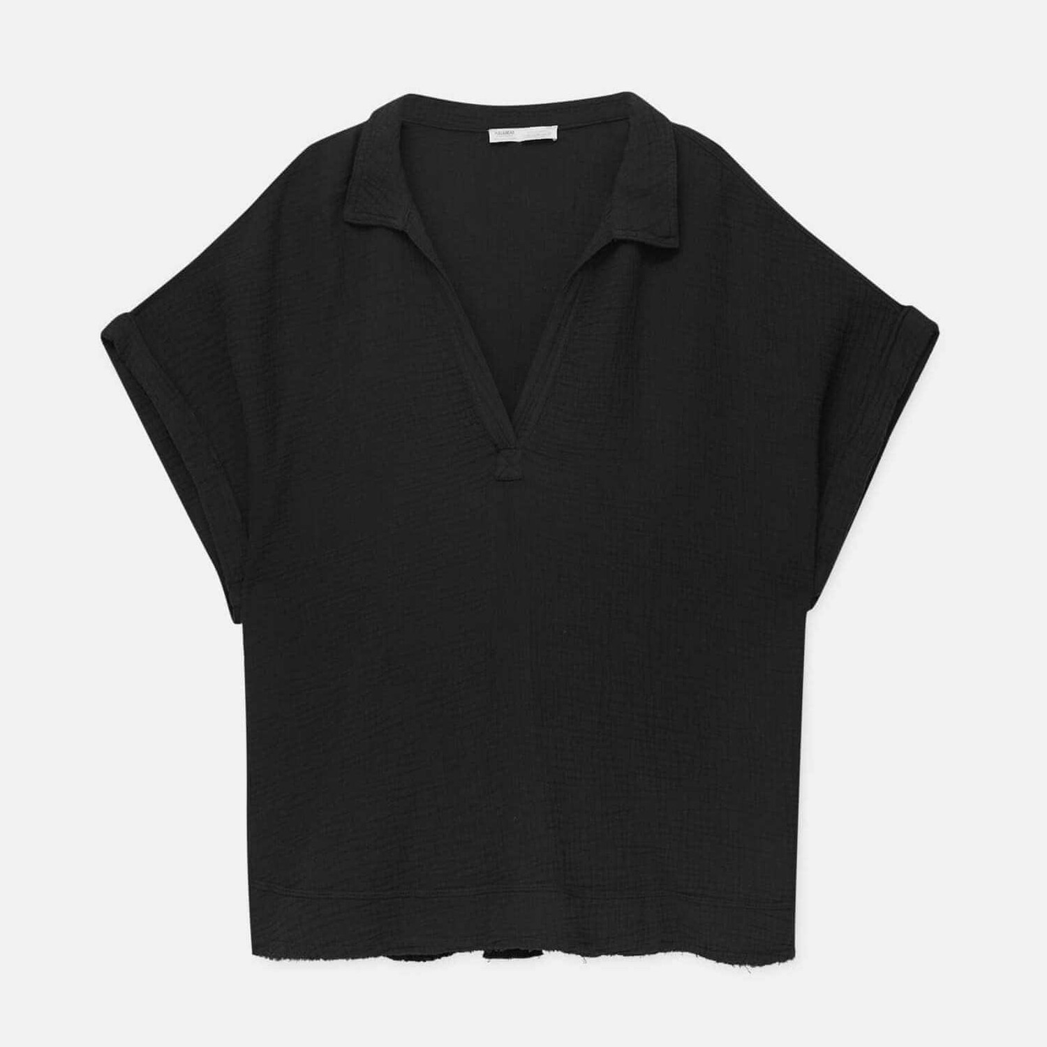 

Рубашка Pull&Bear Polo Collar, черный
