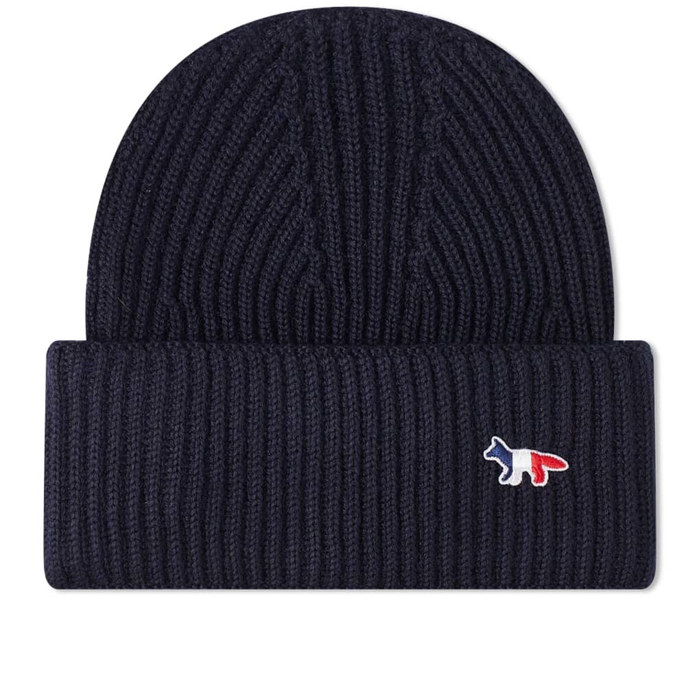 

aison Kitsuné Ребристая шляпа Tricolor Fox Patch Maison Kitsune