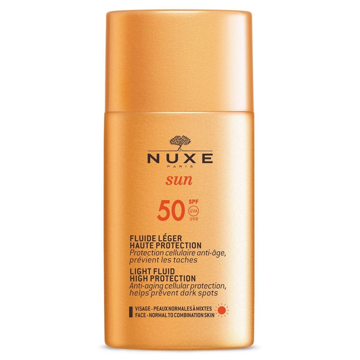 

Nuxe Sun SPF50+ солнцезащитный крем, 50 ml