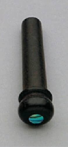 

Мостовые штифты из черного дерева (6) и концевые штифты, точка Abalone Allparts BP-2855-081
