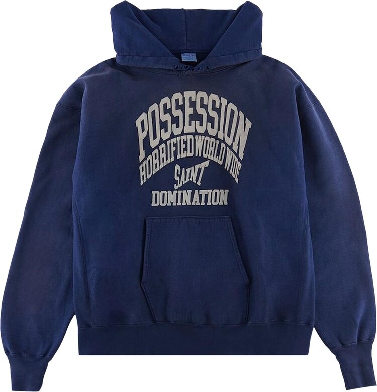 

Худи Saint Michael Possession Hoodie 'Navy', синий