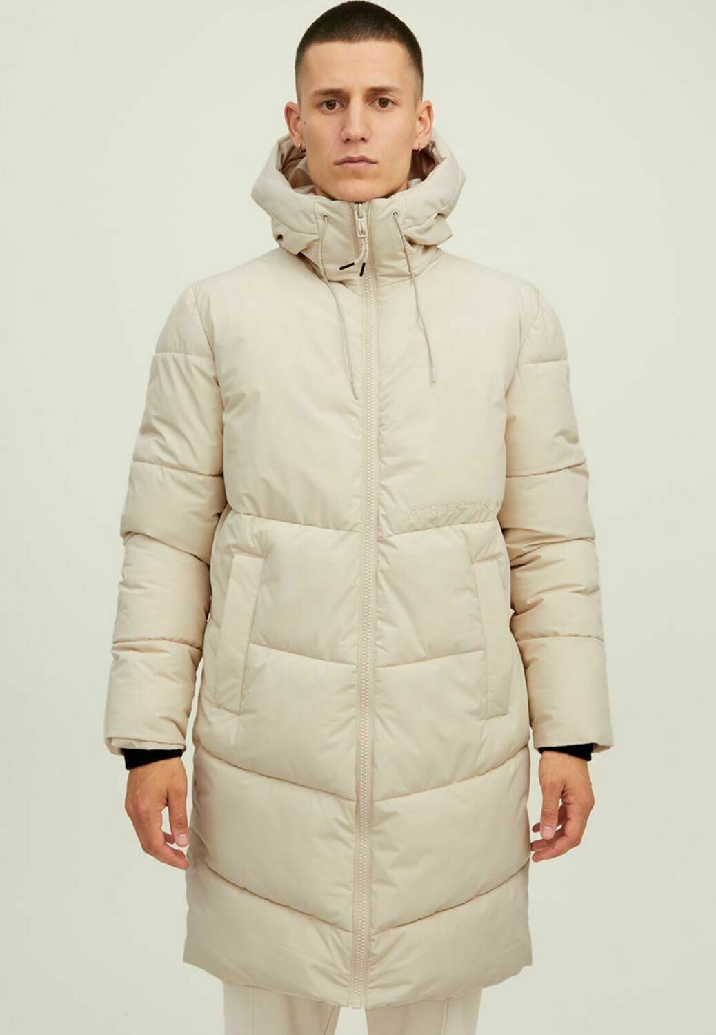 

Пальто зимнее Jack & Jones, moonbeam, Серый