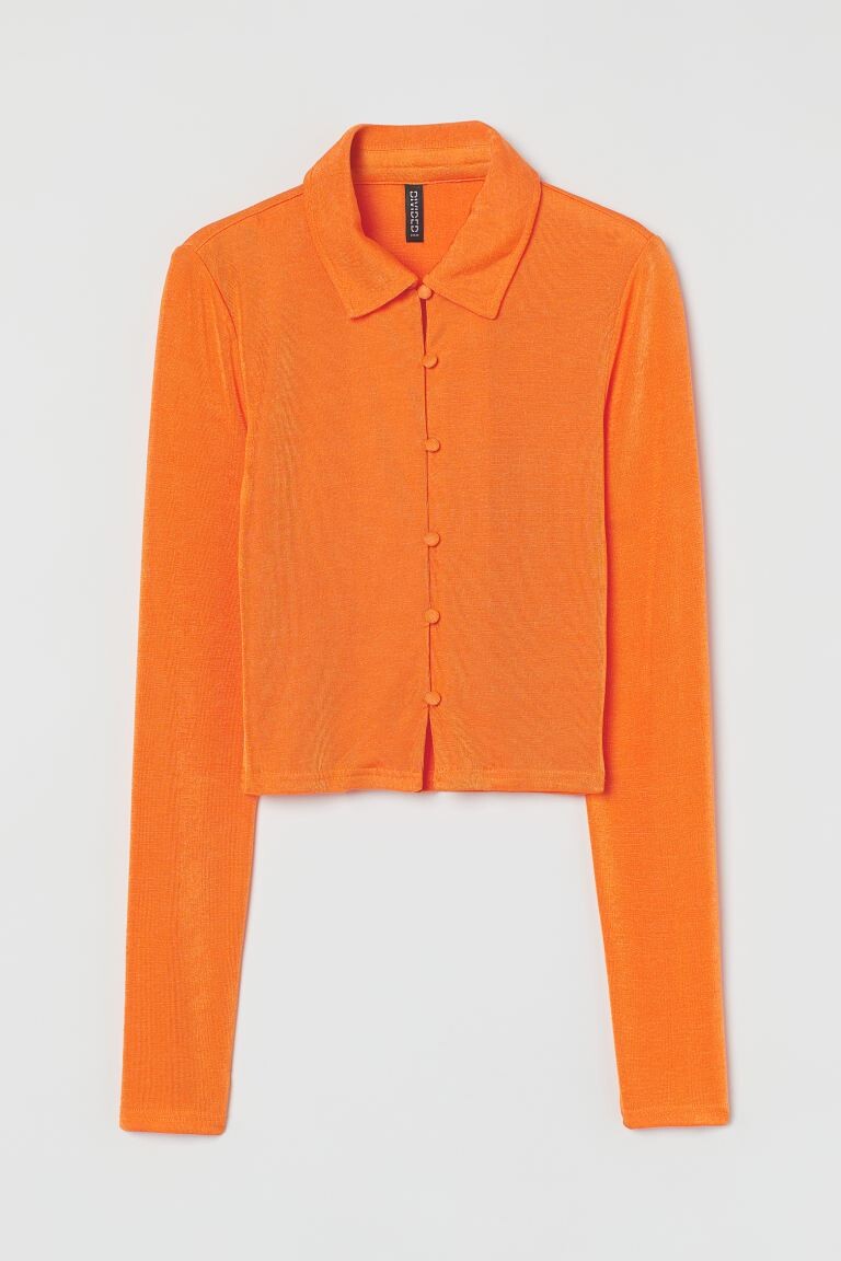 

Рубашка из джерси H&M, апельсин