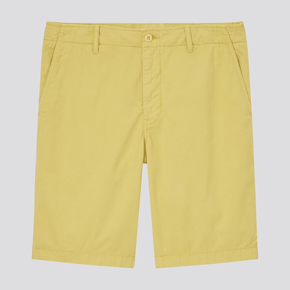 

Шорты хлопковые унисекс Uniqlo, желтый