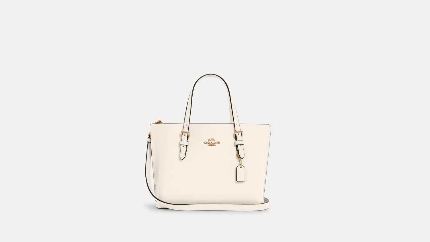 Сумка Coach Mollie Tote 25, светло-кремовый