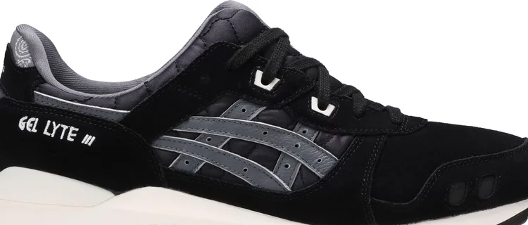 All black asics gel lyte iii best sale