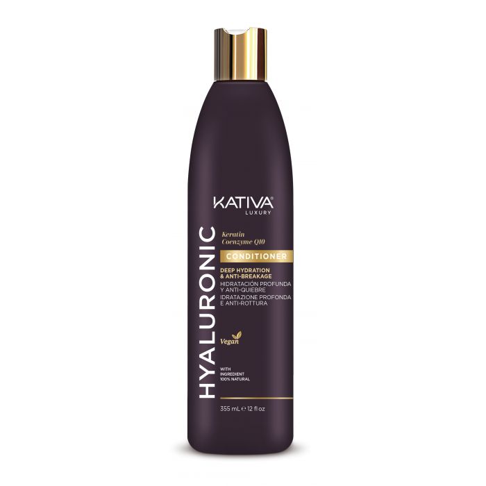 Кондиционер для волос Acondicionador con Acido Hialurónico, Keratina y Coenzima Q10 Kativa, 355
