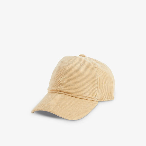 

Вельветовая кепка Harlem с вышитым логотипом Carhartt Wip, цвет sable