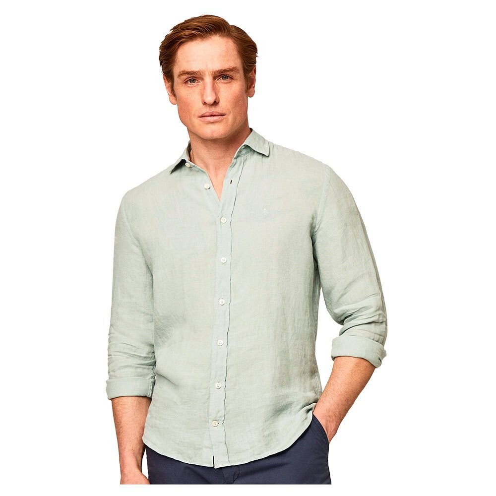 

Рубашка с длинным рукавом Hackett Garment Dyed K, бежевый