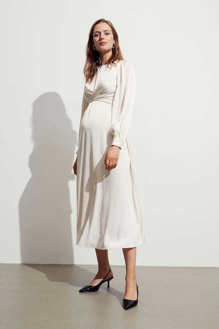 

МАМА Атласное платье H&M