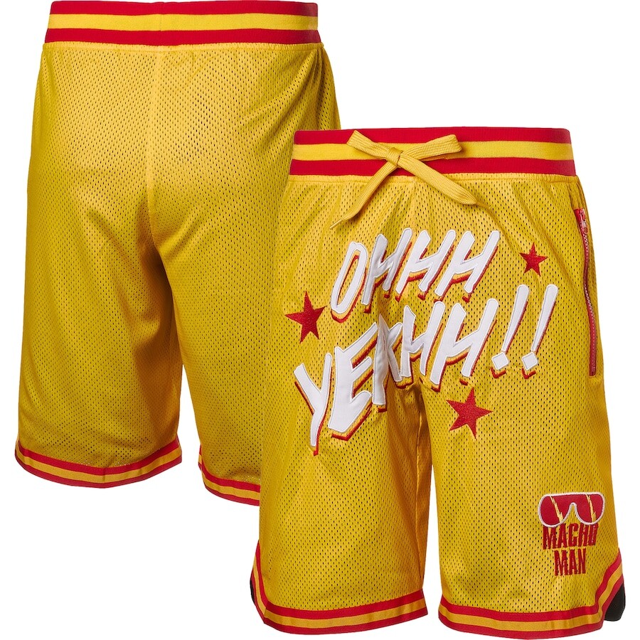 

Шорты WWE Authentic Macho Man Randy Savage, желтый
