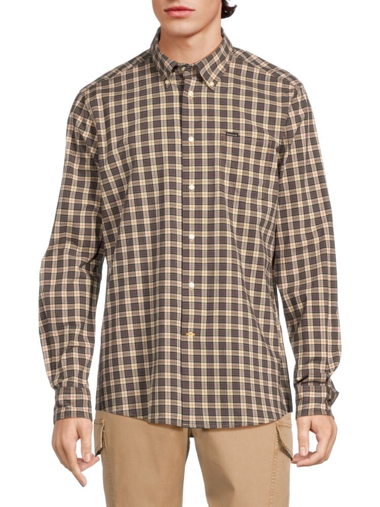 

Рубашка в клетку приталенного кроя Barbour, цвет Stone