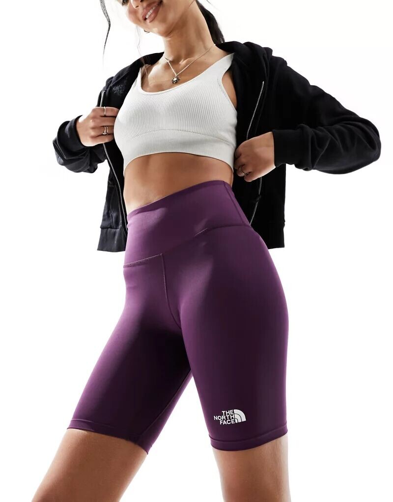 

Фиолетовые шорты-леггинсы с логотипом The North Face Flex
