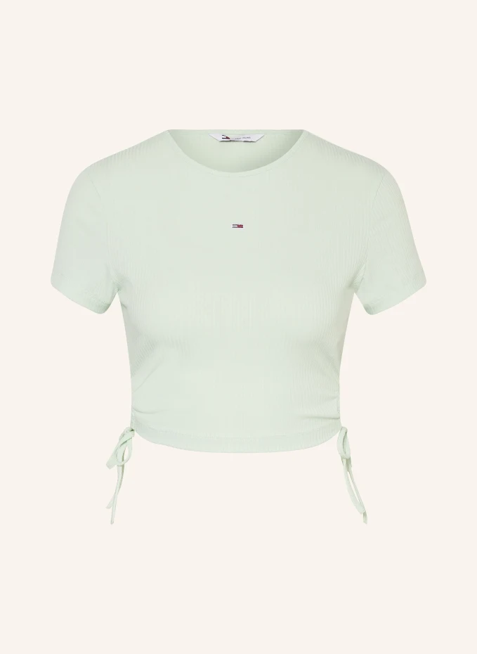 

Укороченная рубашка Tommy Jeans, зеленый