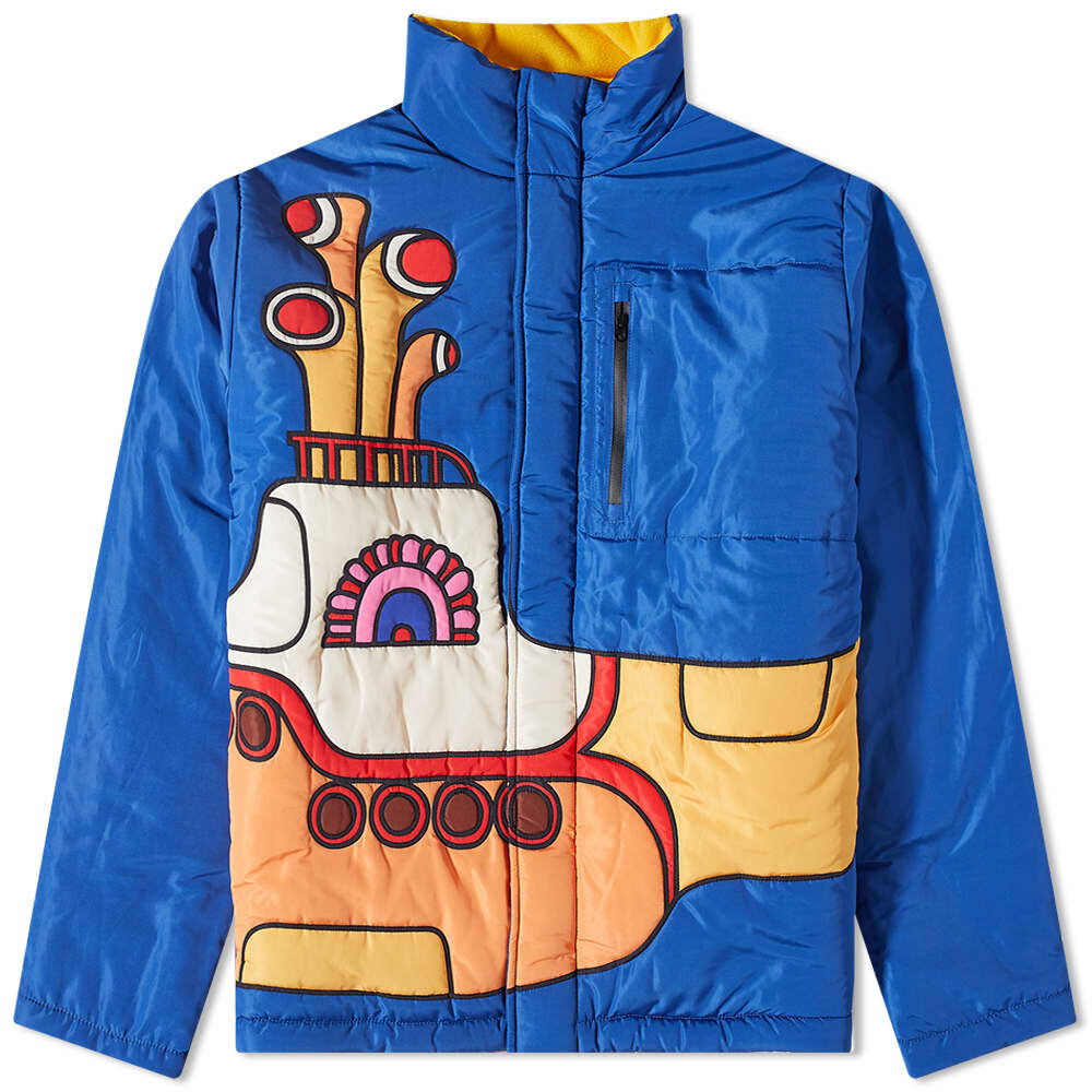 

Желтая двусторонняя пуховая куртка arket x Beatles Submarine MARKET