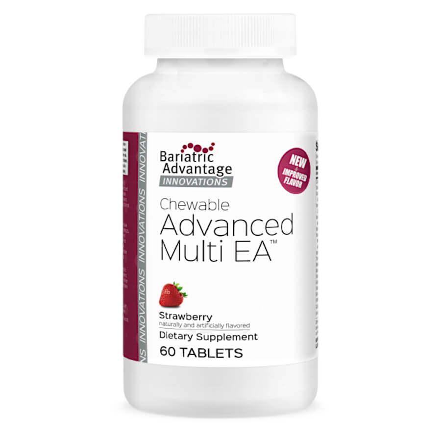 Мультивитамины для людей после бариатрической операции Bariatric Advantage Chewable Multi EA Strawberry, 60 таблеток