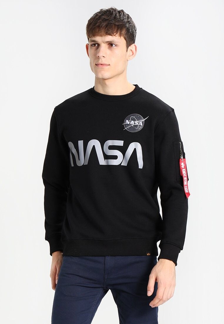

Толстовка NASA REFLECTIVE Alpha Industries, черный