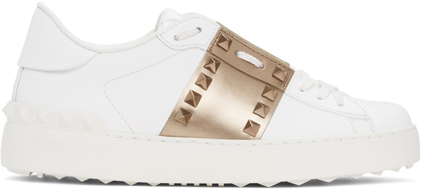 

Белые кроссовки Rockstud без названия Valentino Garavani