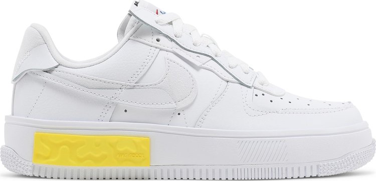 Nike air force 1 2025 white and yellow womens