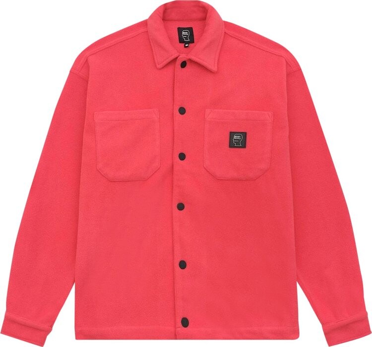 

Рубашка Brain Dead Polar Fleece Climber Shirt 'Coral', розовый